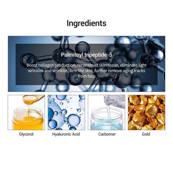 LANBENA - Six Peptide Serum 24k Gold Anti Aging Wrinkle Reducer Tightening - Picture 3 of 5